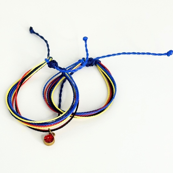 🎆10 for $10🎆 Snow White Inspired Pura Vida Style String Bracelet Set - Picture 2 of 4